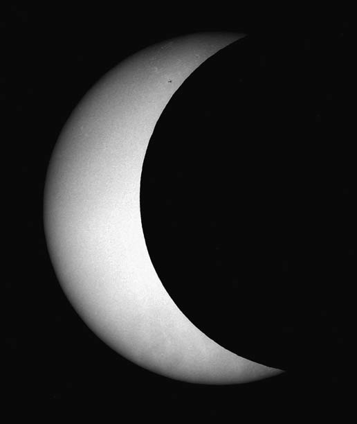 Eclipse as Seen from Space
