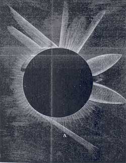 Drawing of the 1887 Eclipse