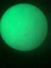 Photo of a Sunspot using a green filter by K Anil Kumar
