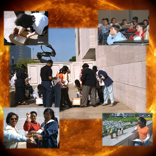 image of educators with activities