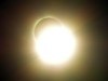 photo of eclipse's 'diamond ring' effect