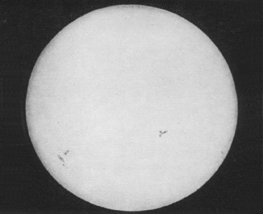 Daguerrotype of the Sun