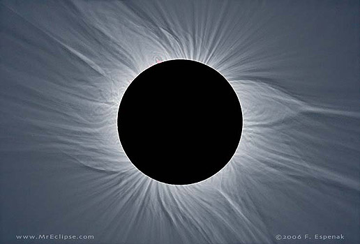 Figure 3 - March 29, 2006 total solar eclipse (Courtesy - Fred Espenak)