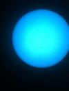Photo of a Sunspot using a blue filter by K Anil Kumar