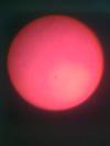 Photo of a Sunspot using a red filter by K Anil Kumar