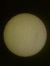 Photo of a Sunspot using a yellow filter by K Anil Kumar