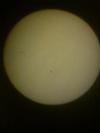 Photo of a Sunspot using a yellow filter by K Anil Kumar