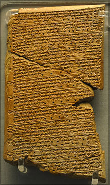 Figure 1 - The 'Venus' tablet of King Ammizaduga (Room 55, British Museum, London, K160)