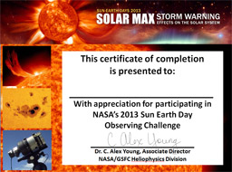 Amateur Astronomer Observing Certificate