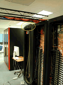 Thunderhead cluster shown with switch installed